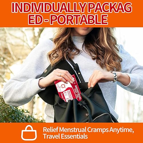 Miniatura 8 de Parches térmicos para aliviar los calambres menstruales, parches térmicos adhesivos para calambres menstruales, paquetes calientes instantáneos