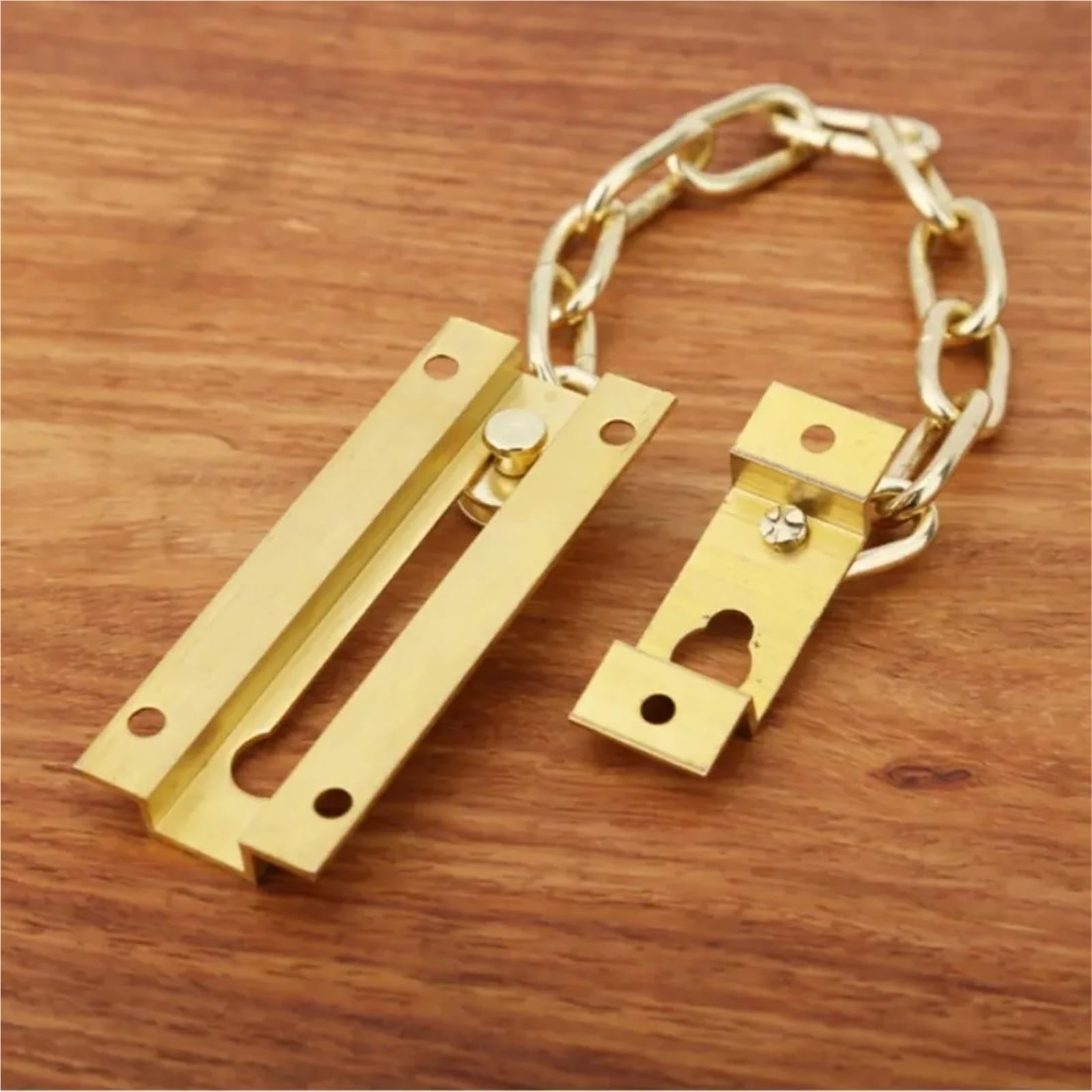 Catena antifurto in ottone massiccio con serratura dorata for porte e finestre Per Porta