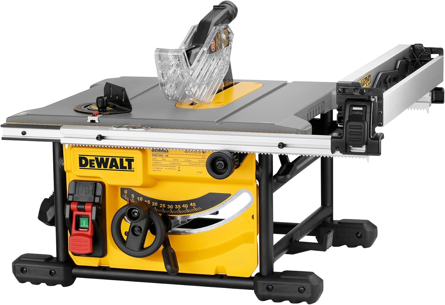 Dewalt DWE7485R 120V 15 Amp Compact 8-1/4 in. Corded Jobsite Table Saw (Renewed)