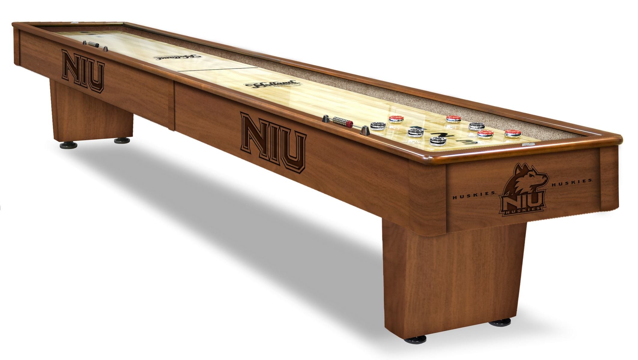 Officially Licensed Northern Illinois 12' Shuffleboard Table