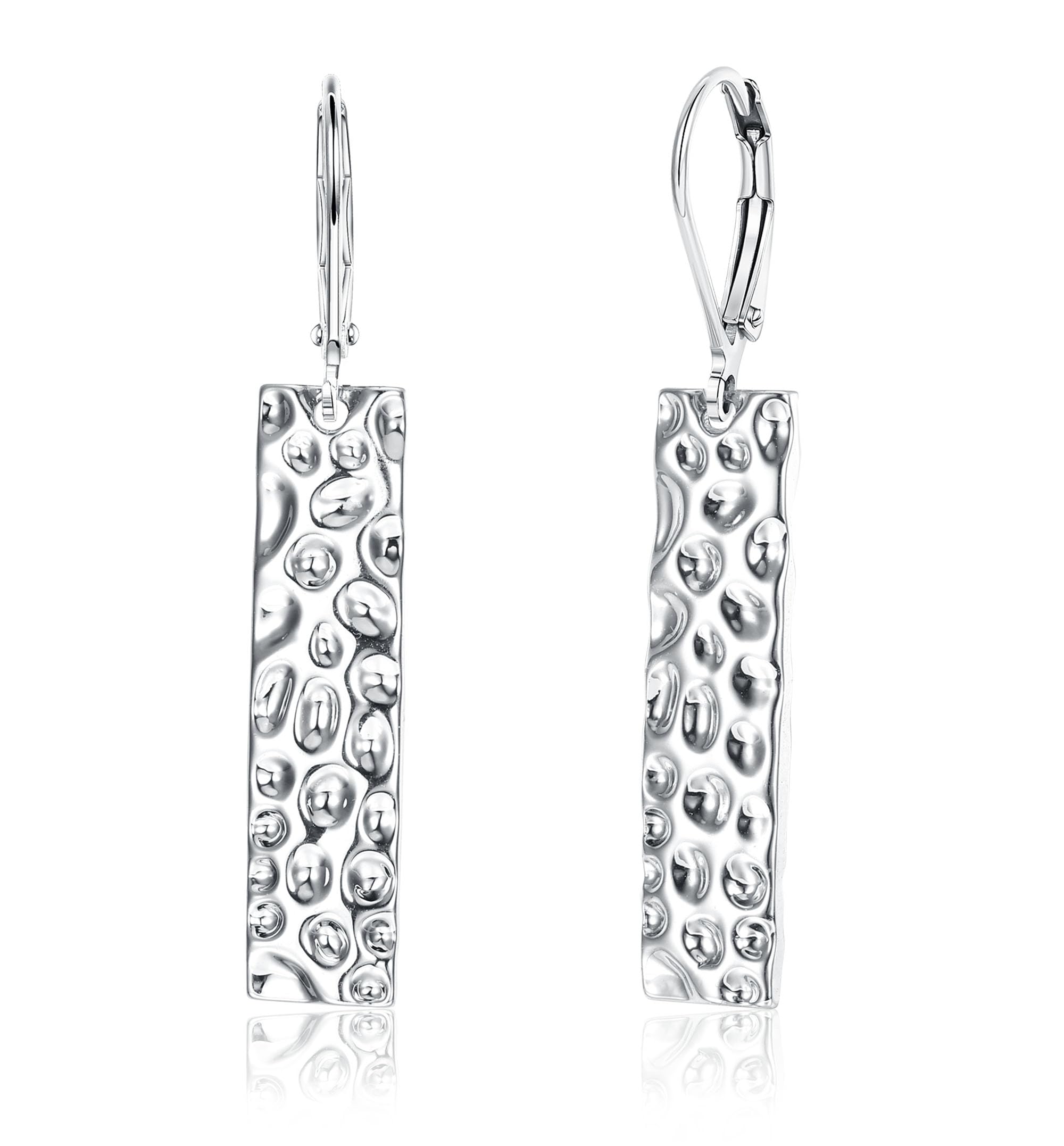 Roheafer Ohrringe Set - 3-4 Paare 925 Sterling Silber Ohrrin