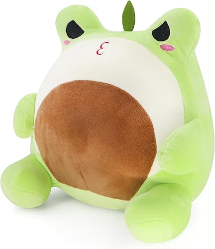 Miniatura 2 de FAFVBING Almohada de peluche de rana gordita, juguete de peluche para decoración de habitación, lindo juguete de peluche de animal, regalo para