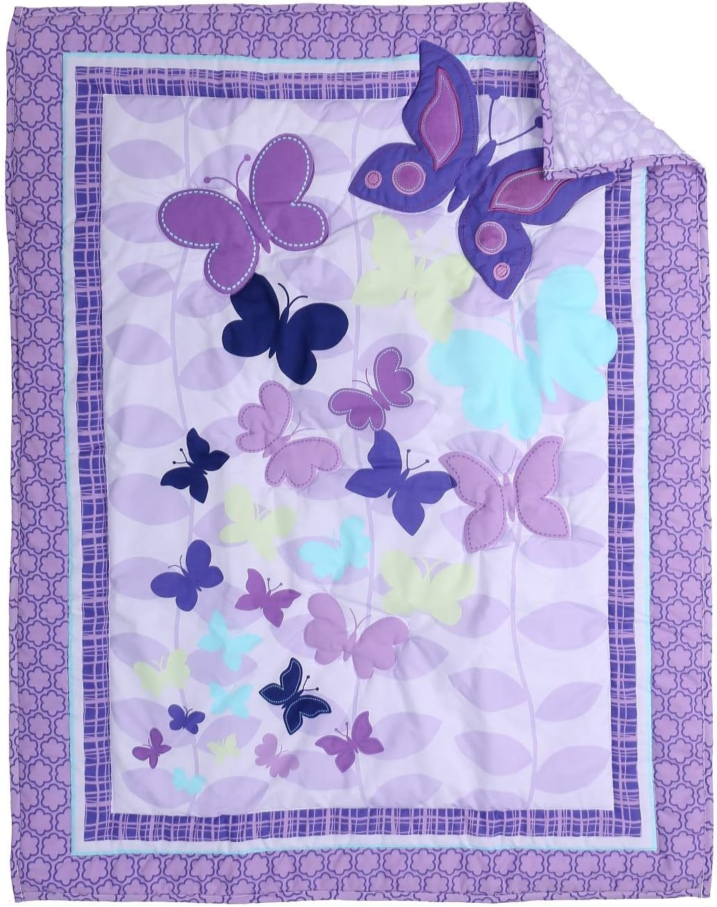 Free Shipping Over $50 Sweet Baba Luxury 4 Piece Butterfly Crib Bedding Set,Purple Crib Set for Baby Girls,Microfiber Printed Nursery Bedding Set with Comforter/Skirt/Crib Sheet/Blanket Hottest Sale Sweet Baba Luxury 4 Piece Butterfly Crib Bedding Set,Purple Crib Set for Baby Girls,Microfiber Printed Nursery Bedding Set with Comforter/Skirt/Crib Sheet/Blanket