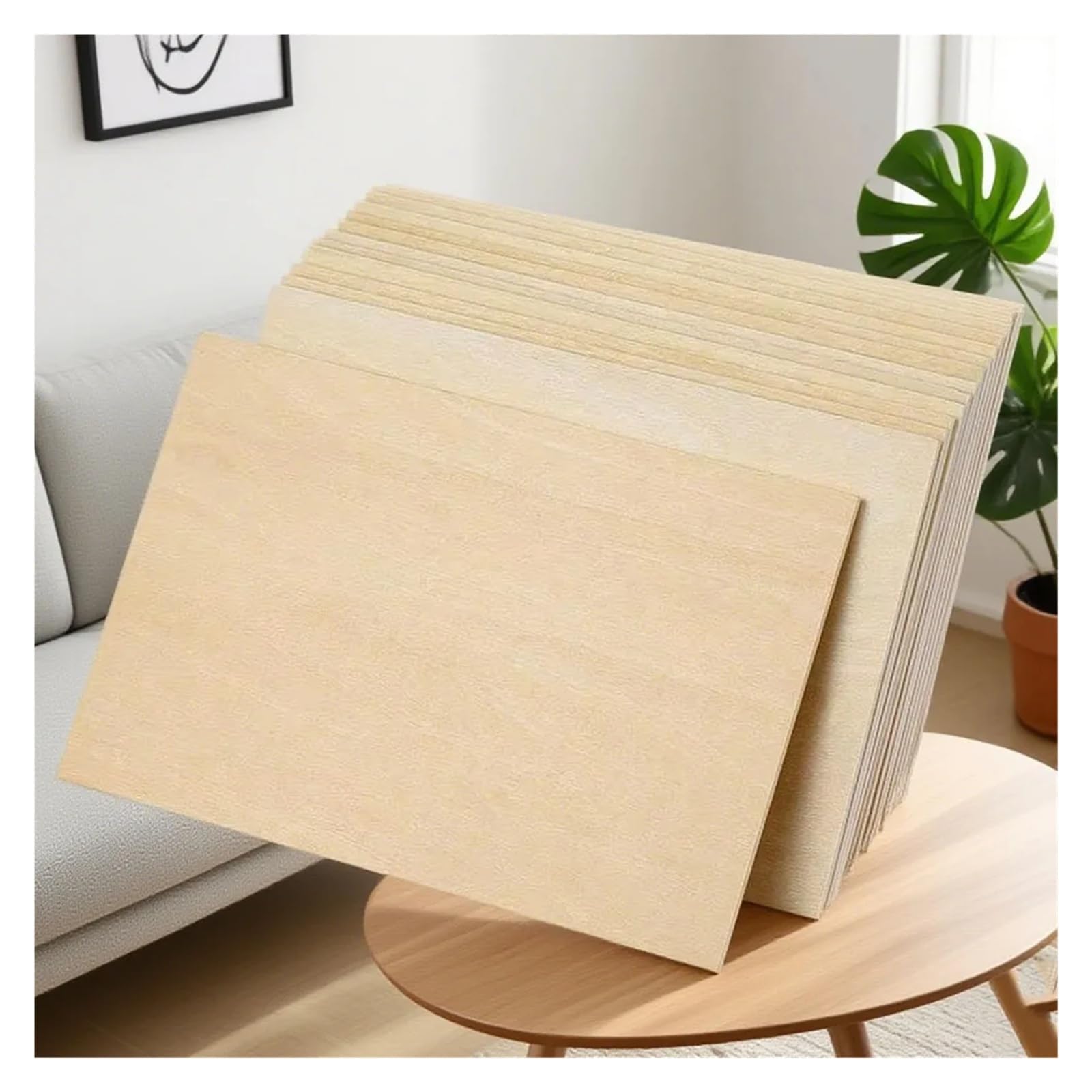 Rzeźba w drewnie, 5/15/25 szt., drewniane, płaskie, DIY, naturalne drewno, brzoza, rysunek, obraz, arkusze drewniane, drewno lipowe, deska rzemieślnicza, niedokończona sklejka, drewniane patyczki (25