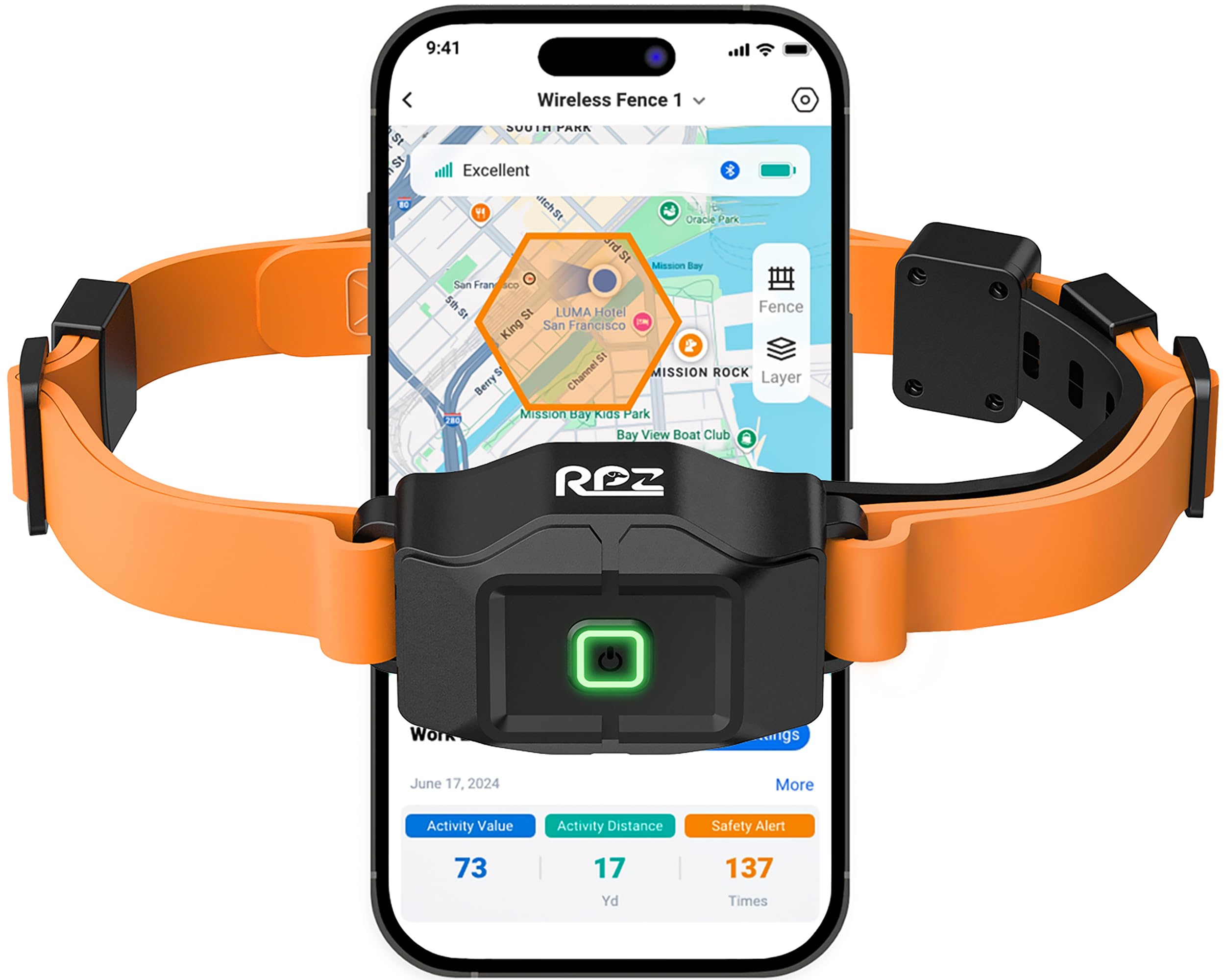 Photo 1 of RPZ GPS Wireless Dog Fence System - Orange