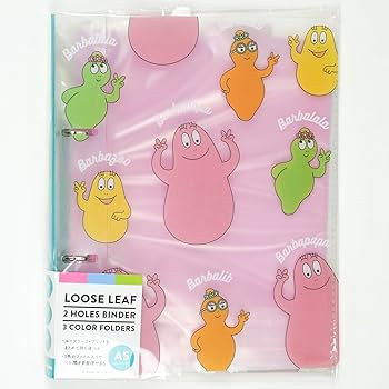 Amazon | バーバパパ グリーティングライフ 2穴 バインダー A5