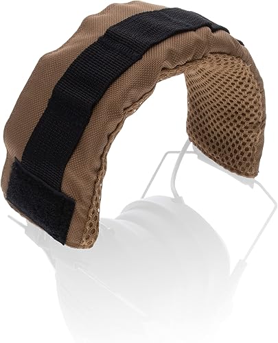 Miniatura 3 de Walker's Diadema envolvente para orejeras de tiro, cubierta universal transpirable para auriculares de protección auditiva, cierre de gancho y bucle