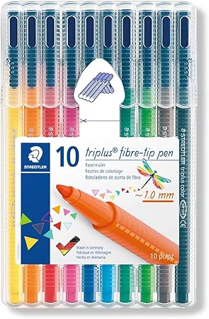 Staedtler 323 TB26 - Penne A Fibra Con Punta 1.0 Mm, 26 Colori Brillanti Con 6 Fluorescenti - Foto 4