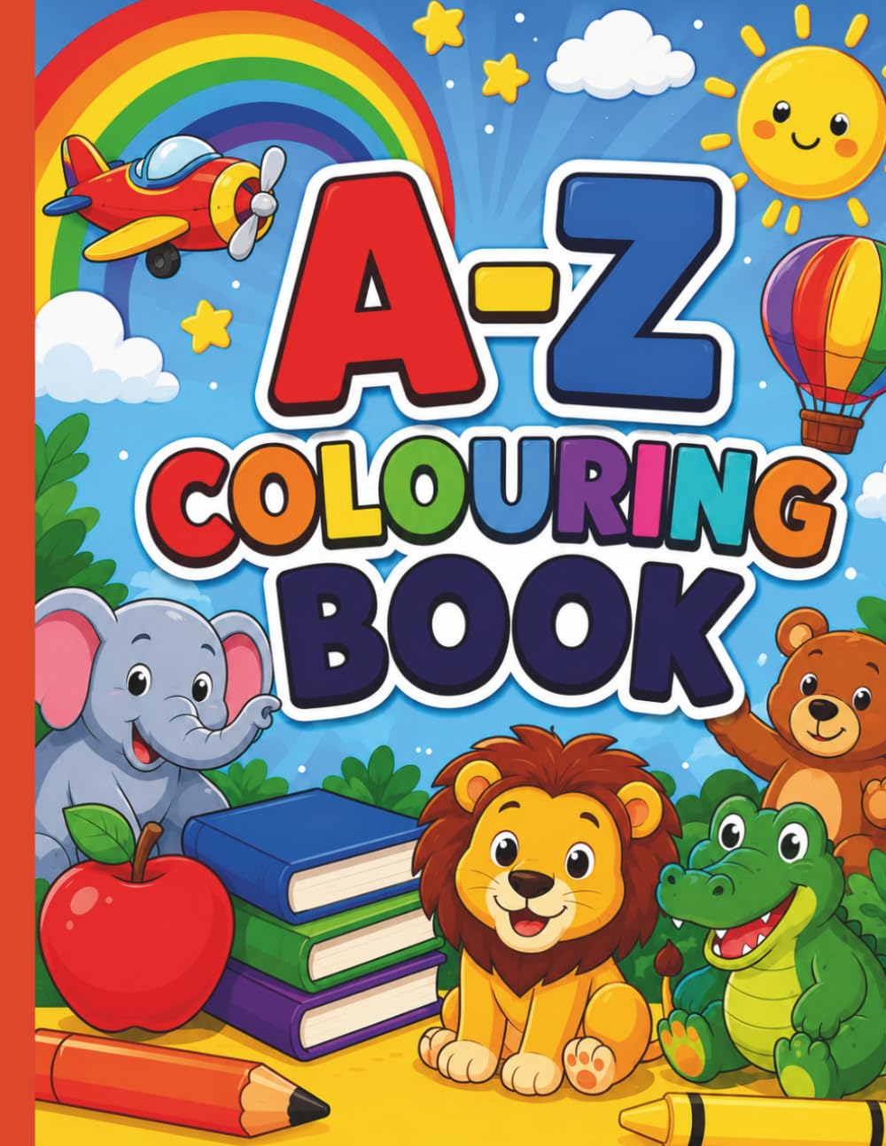 A-Z of Colour: Alphabet Colouring Book