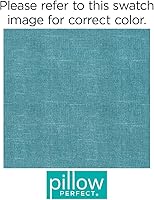 Vista 15 de Pillow Perfect Tory Solid Indoor/Outdoor Wicker Patio Sofa/Swing Cushion Tufted, Weather and Fade Resistant, 18" x 48", Green