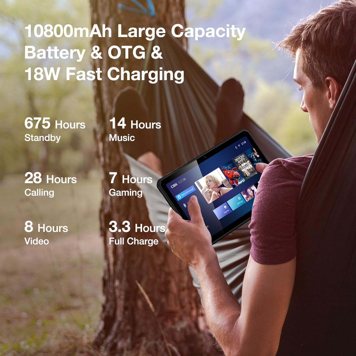 DOOGEE R10 Tablet rugged 2K, 10,36 Tablet in Offerta 15GB+128GB (TF 2TB), 10800mAh Rugged Tablet, 5G WiFi 6 + 4G LTE, Octa-Core 2.2GHz, 2000x1200 FHD+, 16MP+20MP, Android 13 IP68/Dual SIM/OTG/GPS DOOGEE R10 Tablet rugged 2K, 10,36 Tablet in Offerta 15GB+128GB (TF 2TB), 10800mAh Rugged Tablet, 5G WiFi 6 + 4G LTE, Octa-Core 2.2GHz, 2000x1200 FHD+, 16MP+20MP, Android 13 IP68/Dual SIM/OTG/GPS