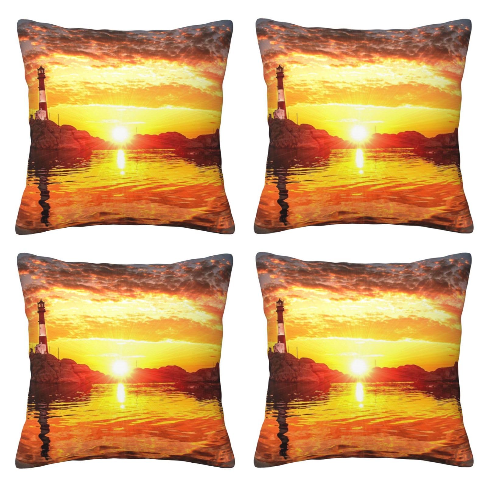 Housse de coussin phare de mer lavable et résistante pour voiture