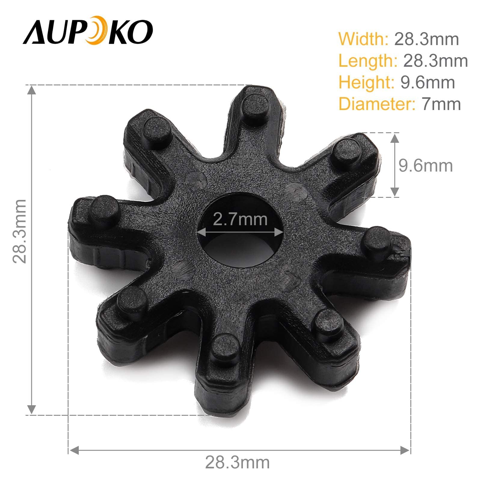 Aupoko Flexible Kupplung Lenkkupplung, 10 PC MDPS Gummi Flexible Kupplung ersetzt # 56315-2K000-FFF, 563152K000FFF, 112837, TSB 14-ST-002-1, Ersatz für Hyundai Elantra Kia Cadenza