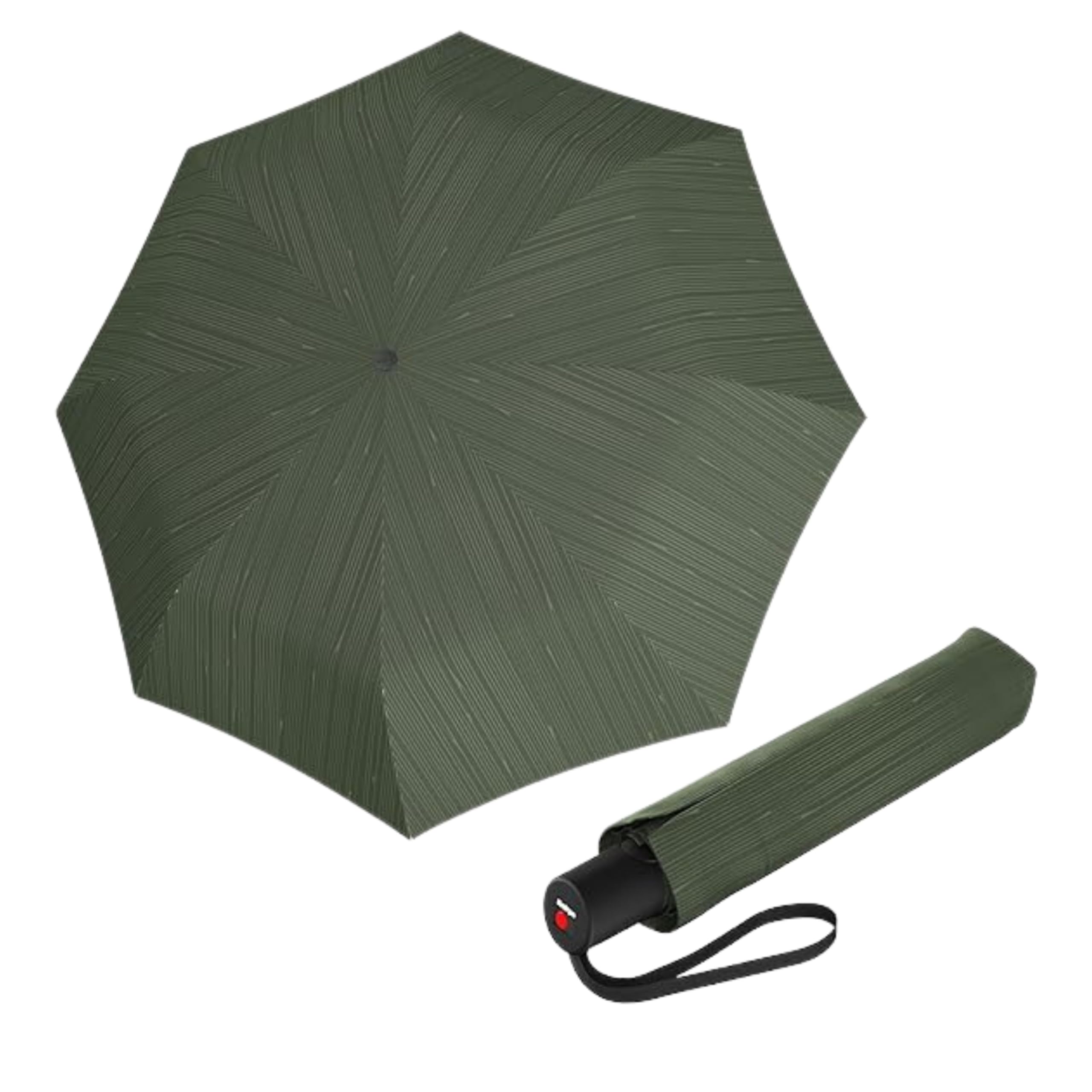Knirps A.200 Duomatic Parapluie coupe-vent pour adultes – Ouverture automatique et fermeture automatique – Auvent de 98,8 cm, étui de voyage inclus