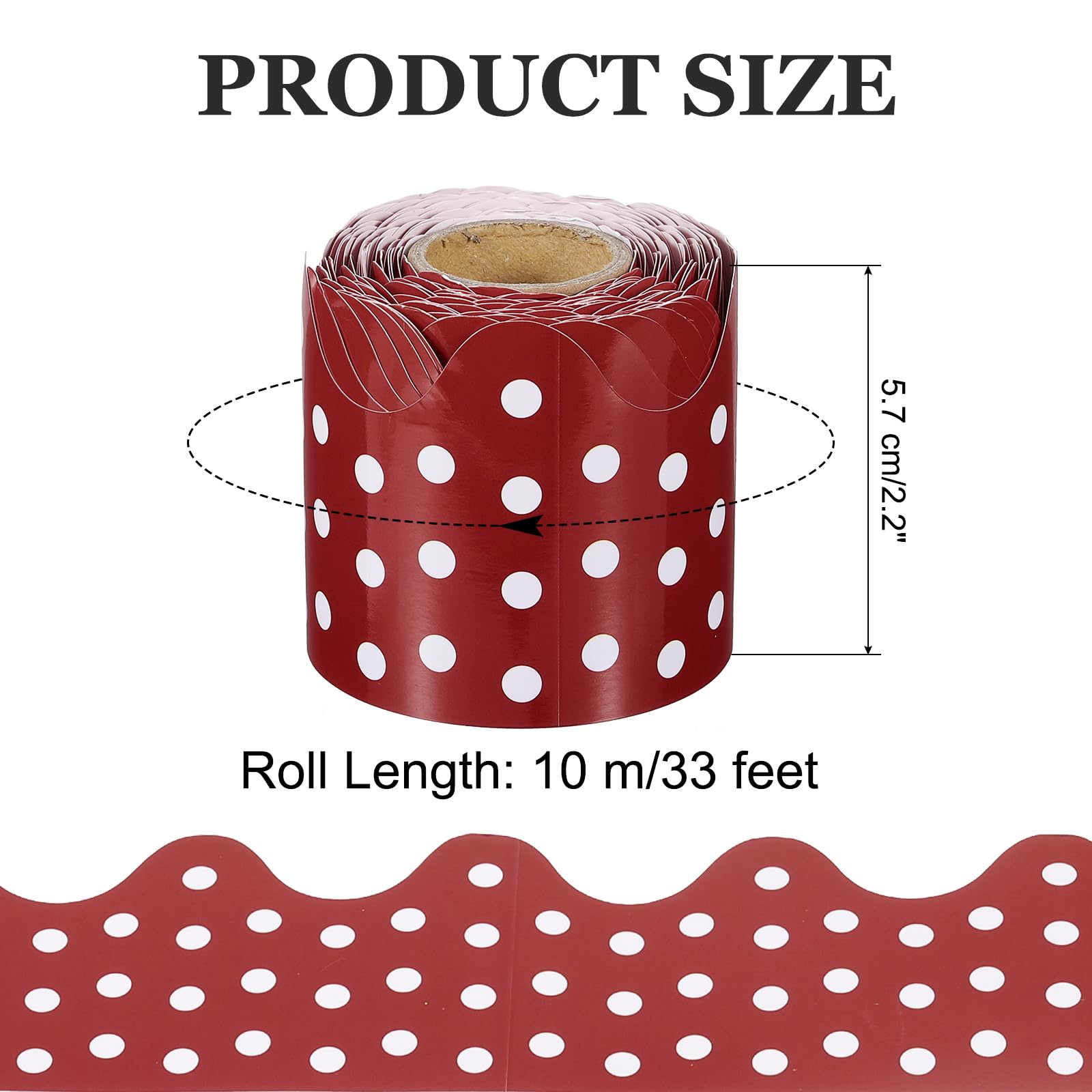PATIKIL Dots Bulletin Board Border - Image 2