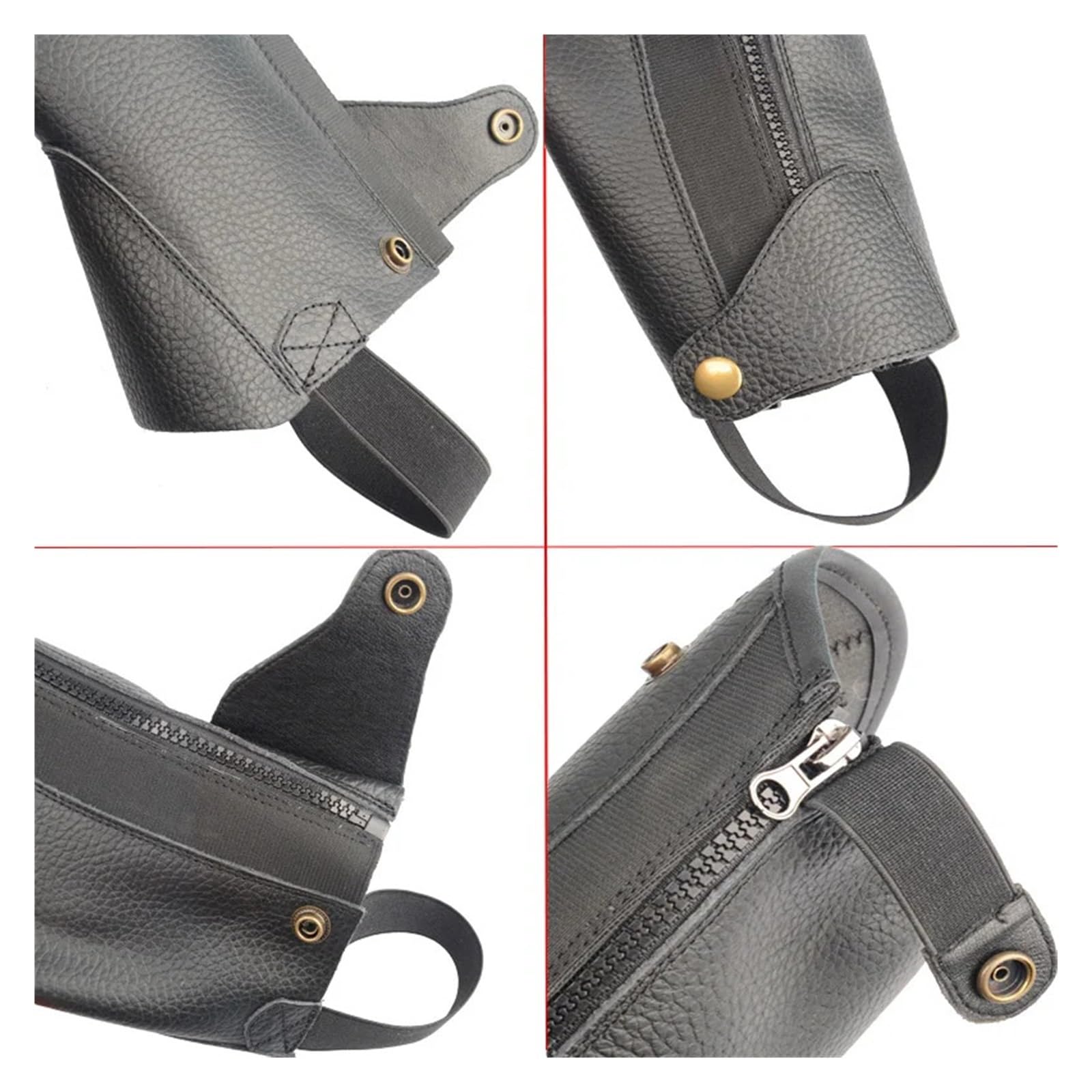 Media CañA EquitacióN Polainas ecuestres de microfibra for botas montar a caballo, protectores corporales, equipo protección suave for caballos