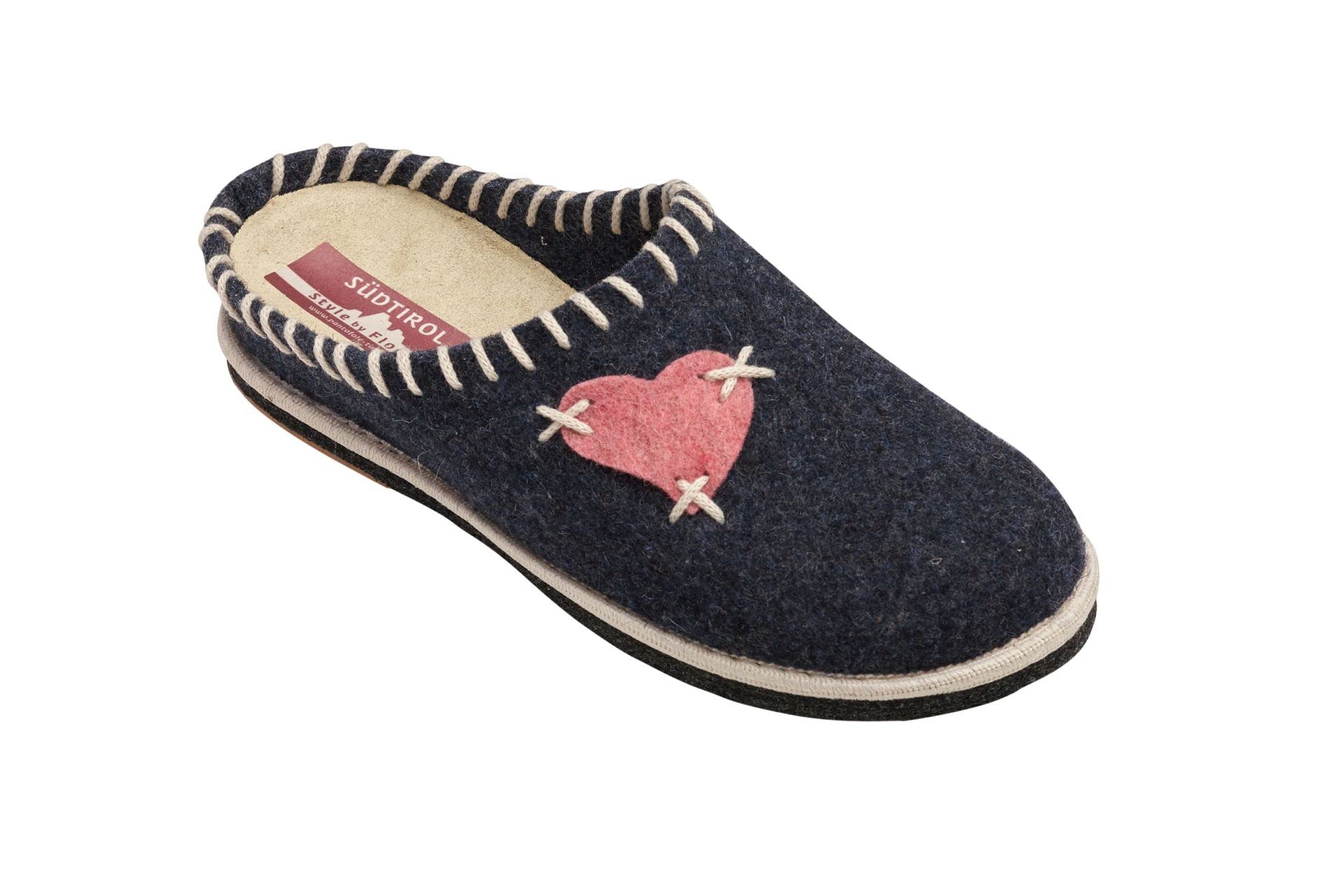 Pantofole Tirolesi | Cuore | Invernali per Uomo e Donna - Calde e alla Moda