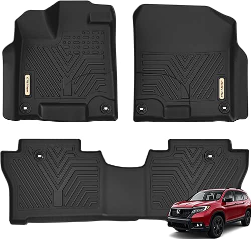 YITAMOTOR Floor Mats Fit for 2019-2025 Honda Passport, Custom Fit
