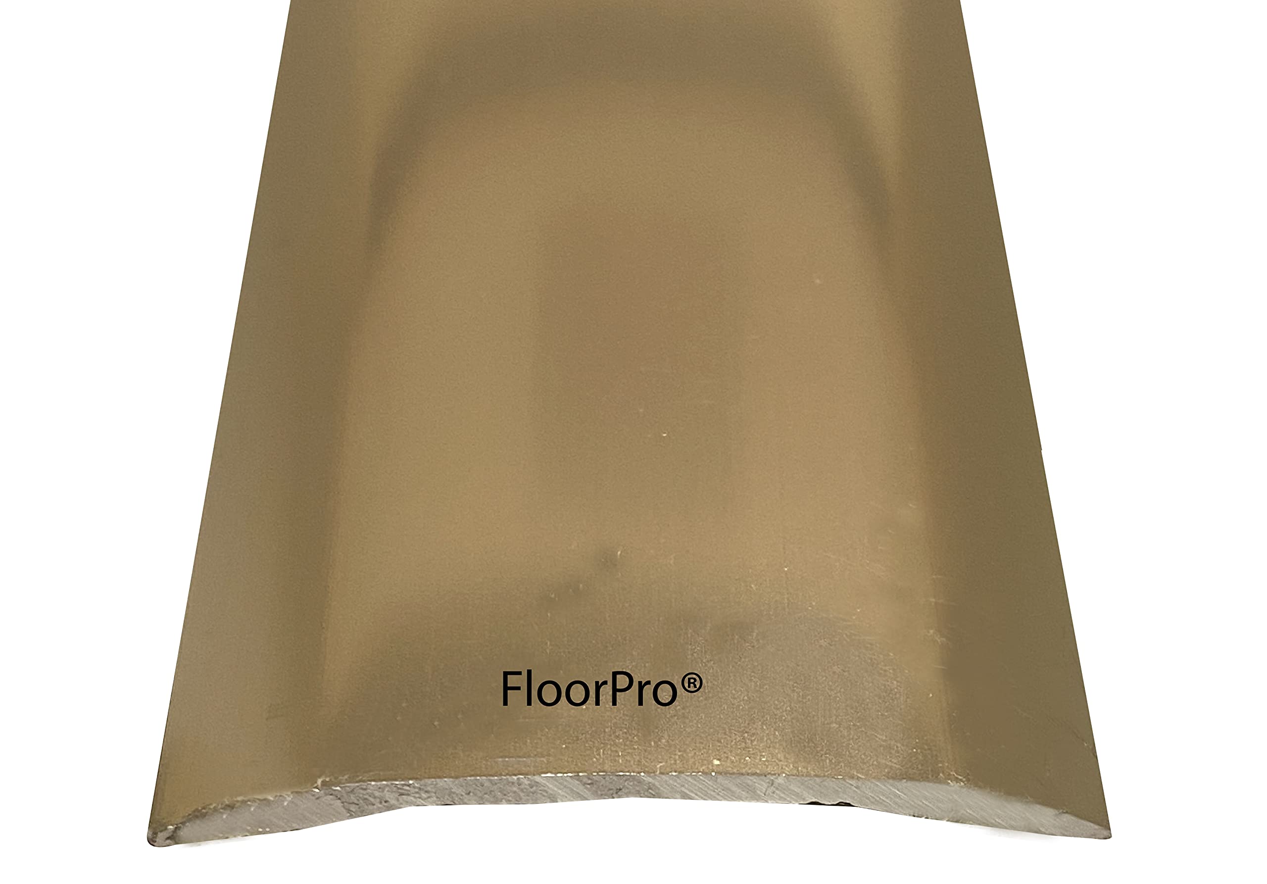 Self Adhesive Floor Cover Trim Door Bar - Covers Laminate/Wood/LVT - Stick Down Transition Threshold Strip - Joins Flooring/Fills The Gap (9ft (2.7metre) Length, Bronze)