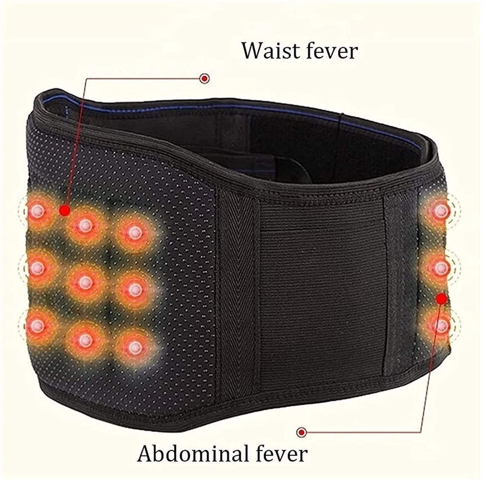 CDZL Faja Lumbar Correctora De Postura Cinturón De Apoyo Autocalentable Cinturón De Protección Térmica Para Personas De Mediana Edad Y Mayores Alivia La Fatiga De La Espalda (Size : XL/X-Large)