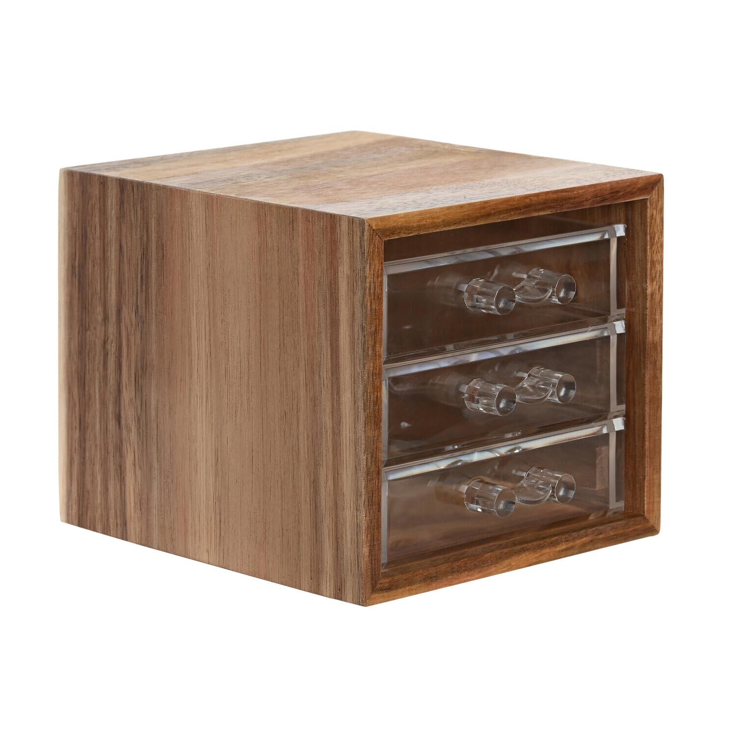 ORGANIZADOR ACACIA PS 14X13X11,6 3 CAJONES NATURAL