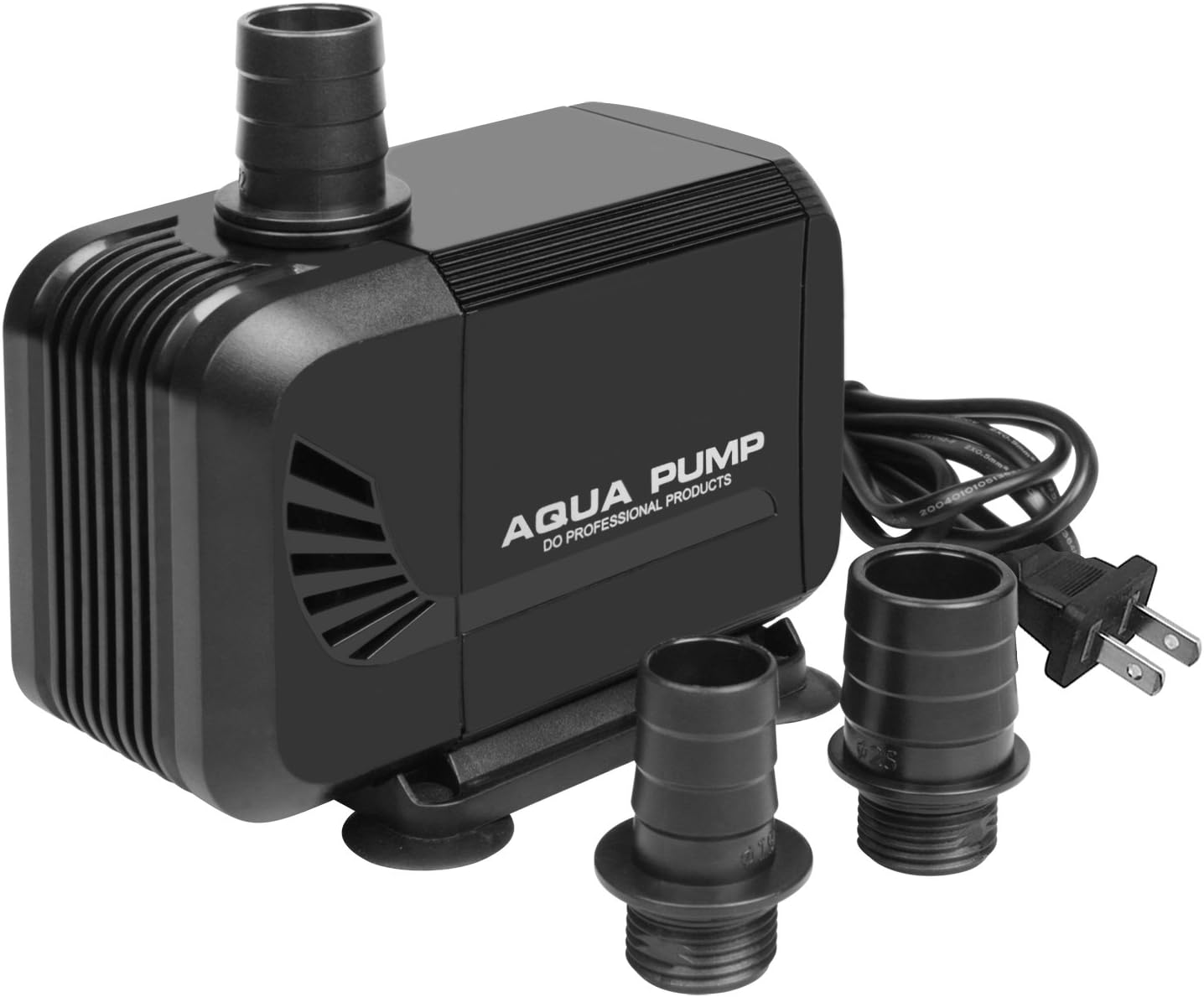 35W Submersible Water Pump 2500L/H 660GPH 8.2ft High Lift, Water Fountain with 4.5ft Power Cord, 3 Nozzles for Aquarium, Fish Tank, Pond, Water Scenario Decoration
