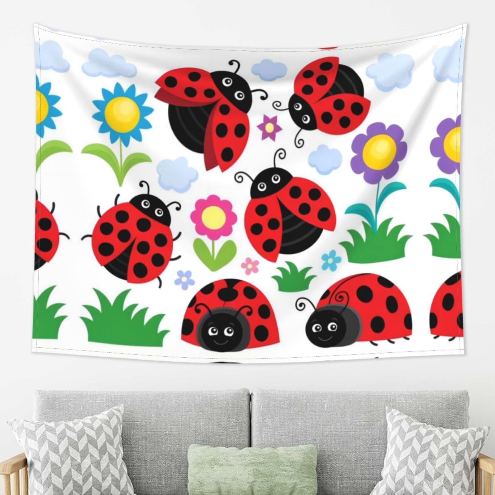 LPLSNWS Tapestry Wall Art 80x60 Inches Animal Theme for Living Room Bedroom
