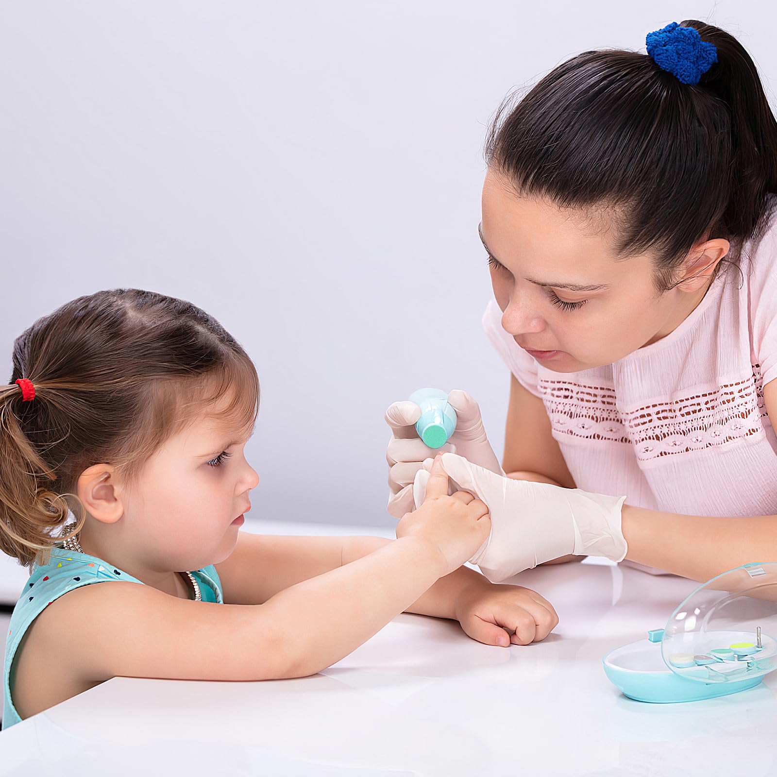 Angoily Almohadillas para limas de uñas para bebé, unidades, almohadillas de repuesto para cortaúñas de bebé, cabezales de lijado de uñas eléctricos estándar para niños, cortaúñas para recién