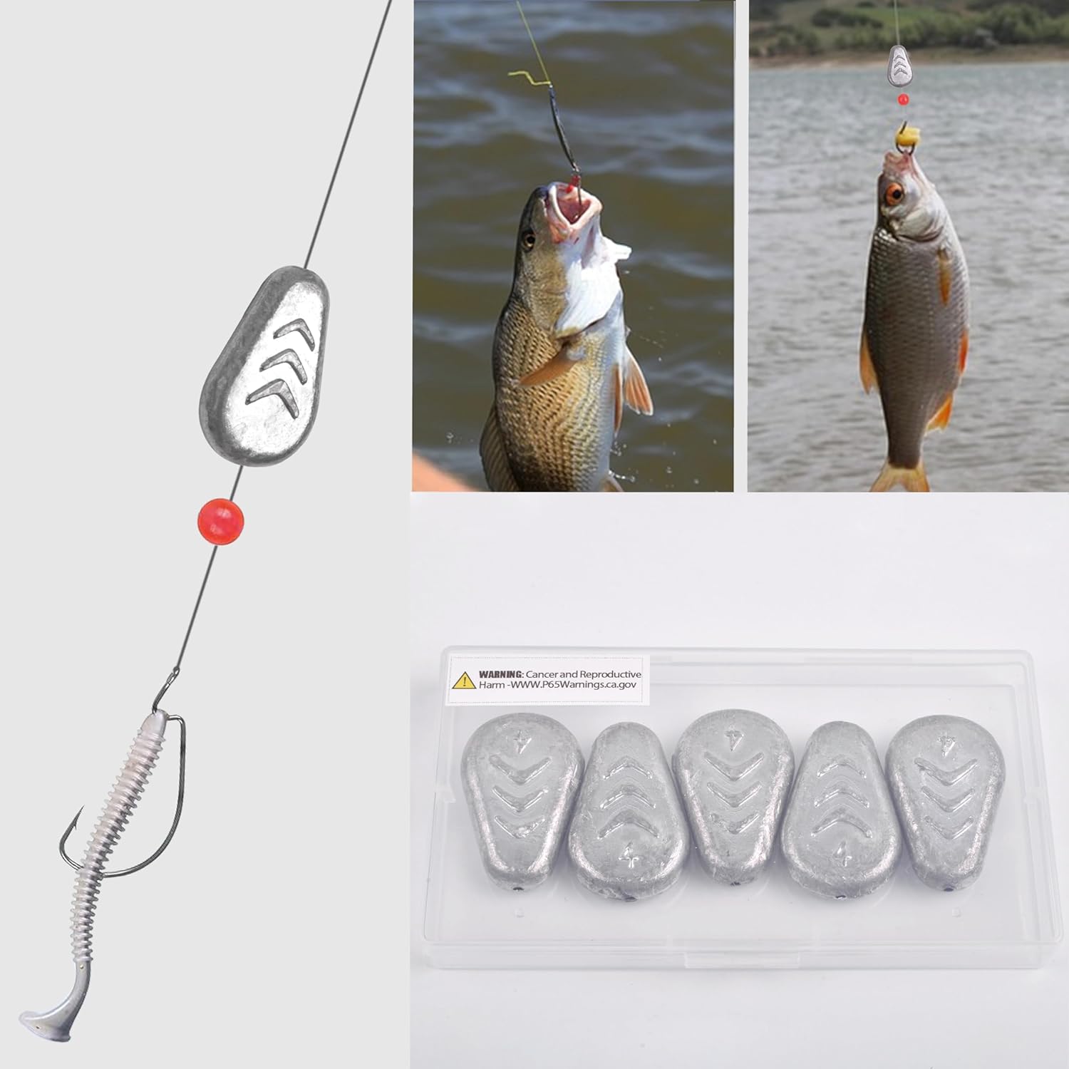 No Roll Sinker Fishing Weights No Snag Flat Inline Ghana Ubuy