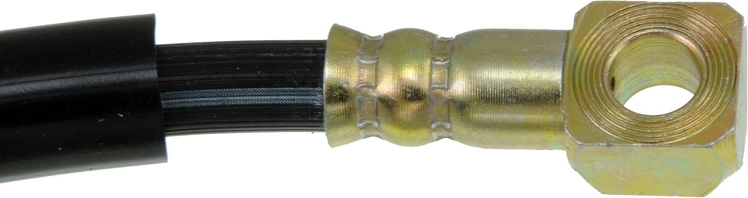 Dorman H380280 Brake Hydraulic Hose Compatible with Select Chevrolet/GMC/Isuzu Models, Black, 1 Count (Pack of 2)