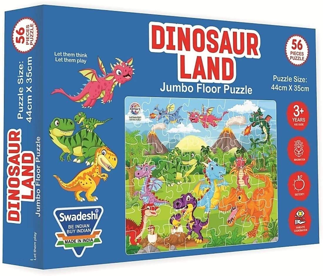 puzzle56 パズル Buy PEZYOX Dinosaurland 56 Pieces Jigsaw Puzzle for Kids