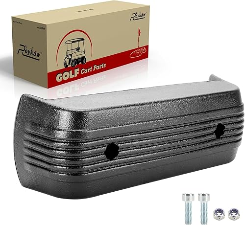 Roykaw Carro de golf parachoques delantero con pernos para Club Car DS Gas y Electric 1993 en adelante carrito de golf, plástico moldeado duradero,