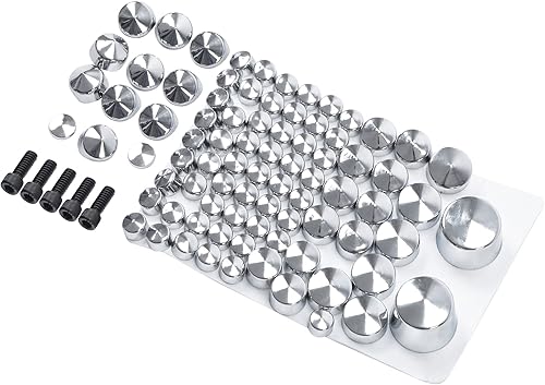 Miniatura 5 de TCMT Kit de tapas de pernos de plástico ABS cromado para Harley Davidson Softail FL FLS FX FXS Twin Cam 2007-2013