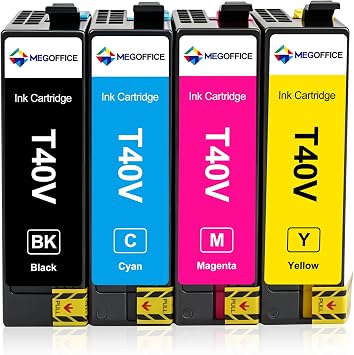 Remanufactured T40V Ink Cartridges Compatible for T40V120 T40V220 T40V320 T40V420 T40W for SureColor T5170 T5170M T3170M T3170 T2170 SC-T2170 T5170 T3170 Printer Black Cyan Yellow Magenta