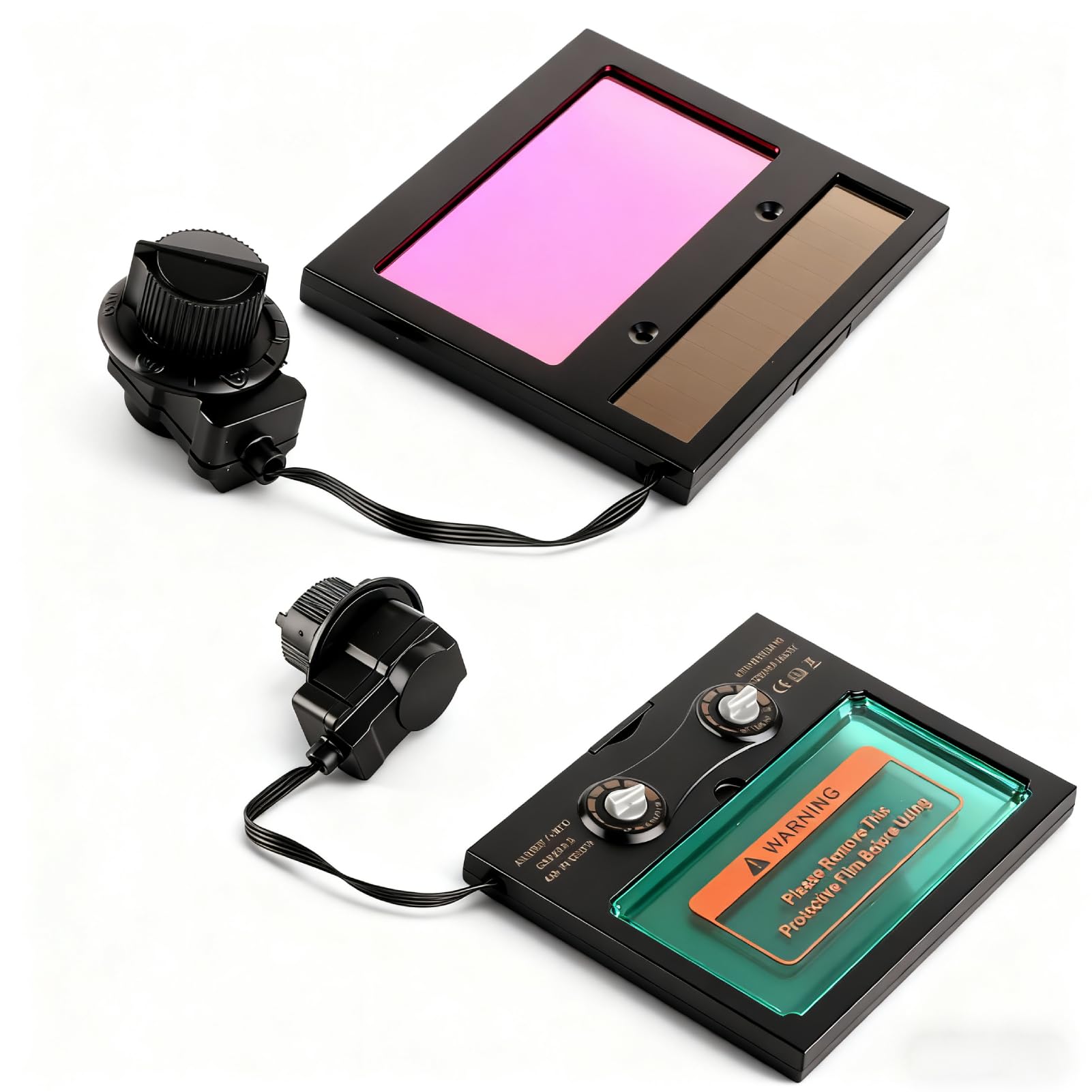 Welding Helmet Lens, Solar Auto Darkening Welding Lens Panel Welding Helmet Mask Automation Filter Shade Eyes Goggles (TX500C)