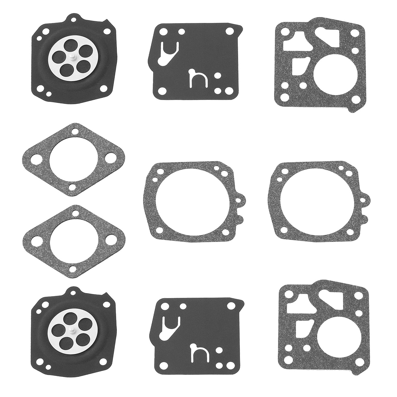 Briny River 2 Sets of Lawn Mower Carburetor Diaphragm Gasket Kit Compatible with Stihl TS400 Compatible with Tillotson DG5HS / T DG5HST DG5HS 93096 1124 007 1060