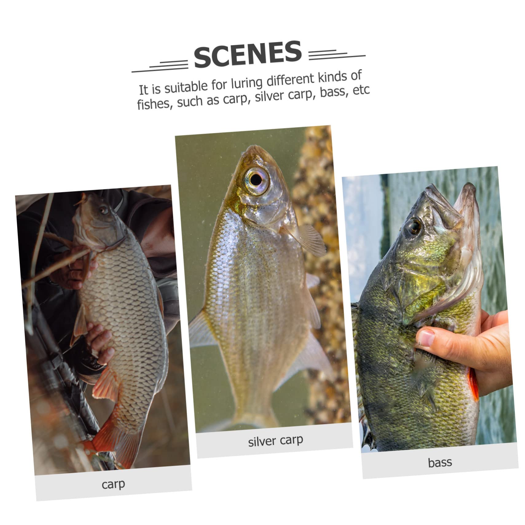 SUPVOX Lot De 5 Appâts Artificiels Résistants À Lusure pour La Pêche Appâts Souples Mixtes pour Attirer Différents Poissons 4 Pièces X 5