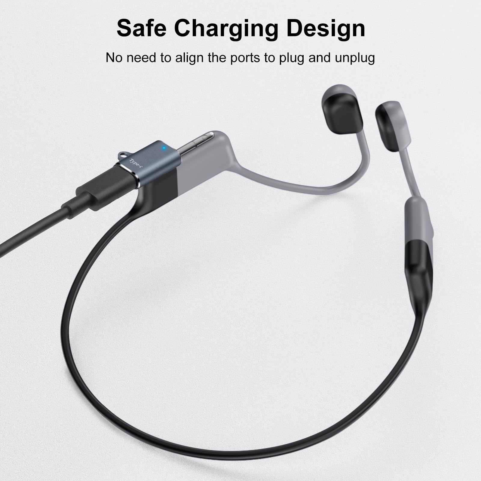 USB-Ladekabel für Shokz OpenSwim Pro S710 Kopfhörer Ladegerät / Type-C Adapter e