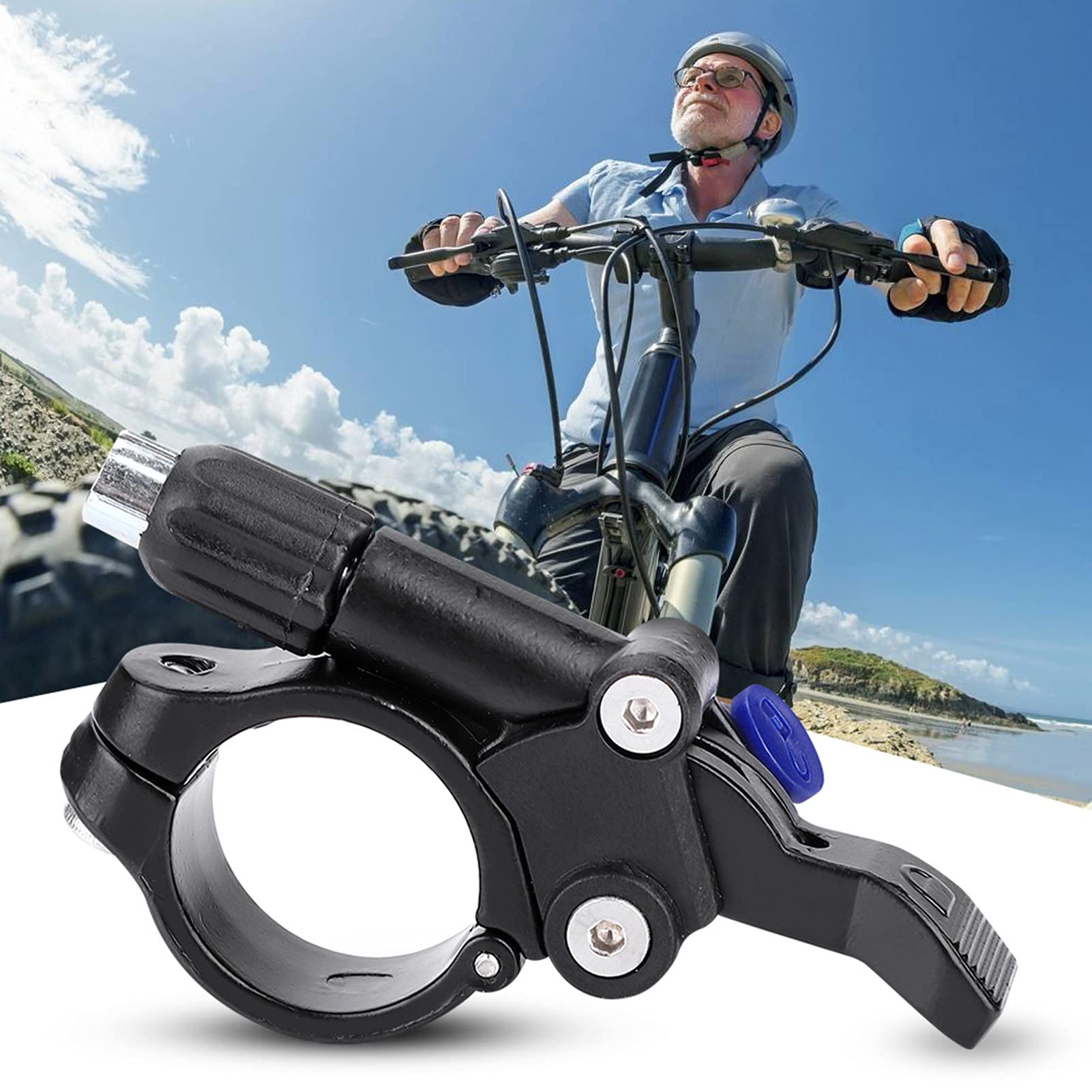 Tbest Blocco Forcella MTB, Leva di Blocco Remoto per Bicicletta, Accessori e Pezzi di Ricambio per Mountain Bike