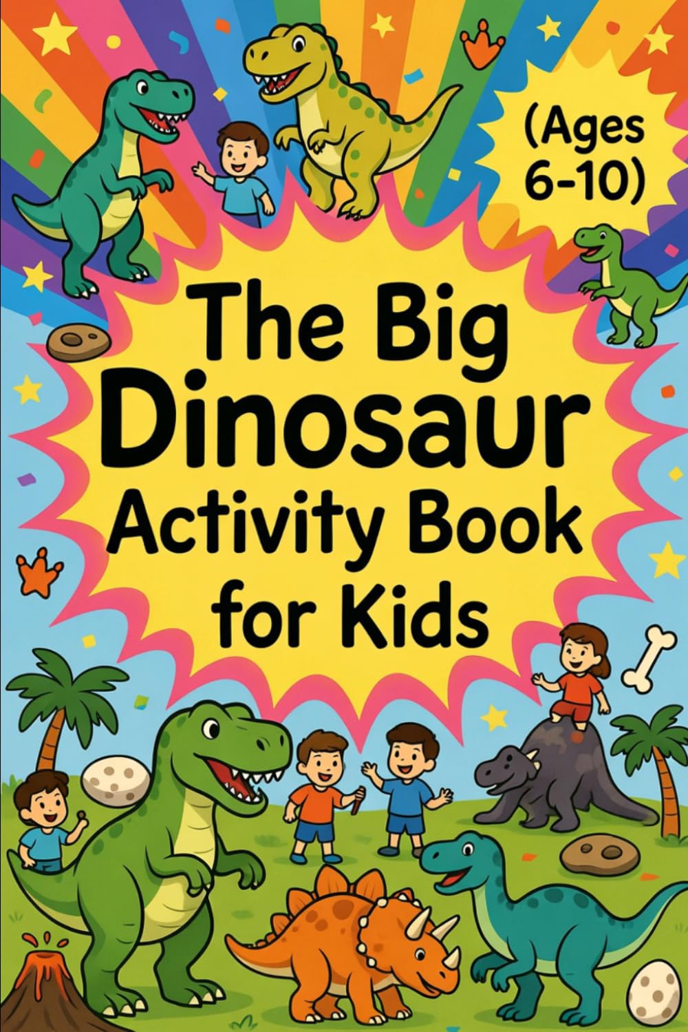 The Big Dinosaur Activity Book for Kids (Ages 6–10)