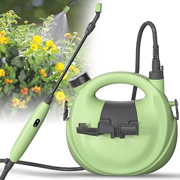 Garden Sprayer Battery Powered Sprayer Electric Sprayers in Lawn and Garden with Adjustable Nozzle, 1.35 Gallon/5 L