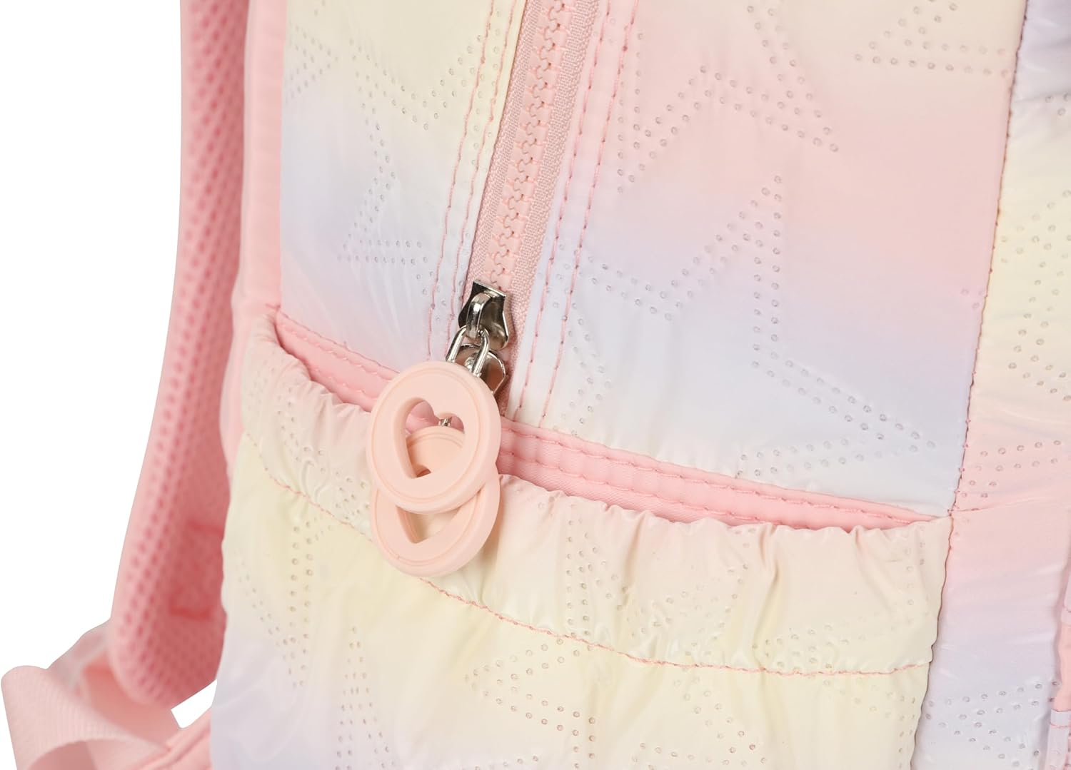 Pink Rolling school backpack for girls with Lunch Box 3pc Set(QUILTED PINK)