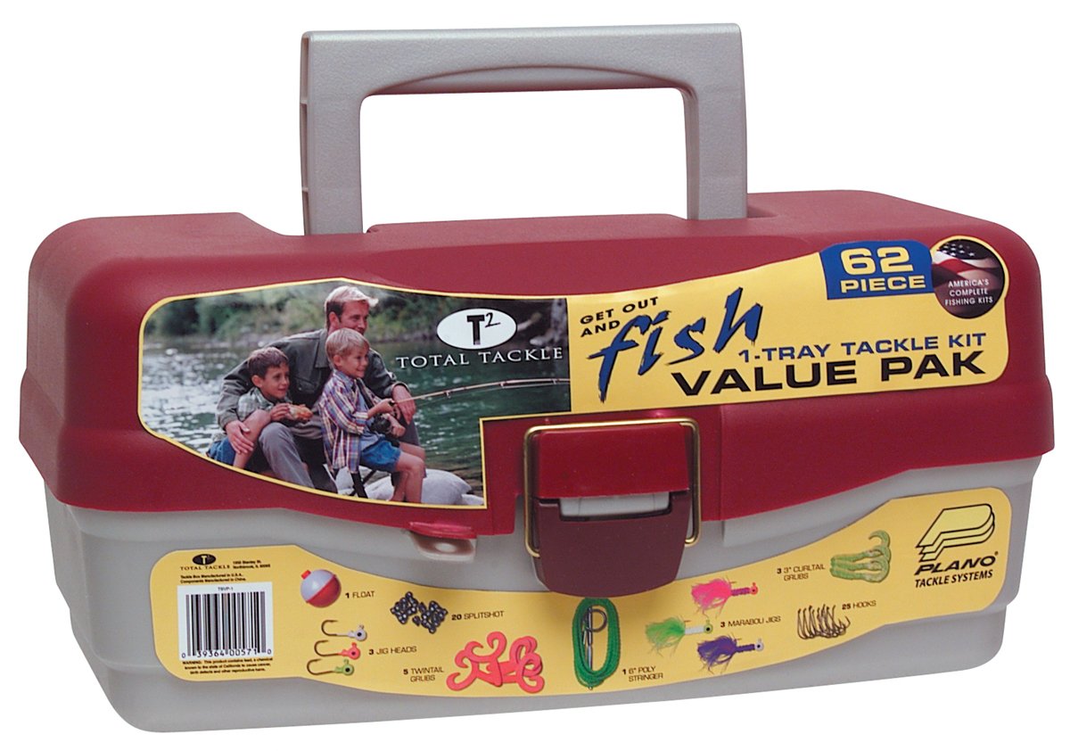 South Bend Tackle Box Including with 62 piece Tackle Kit