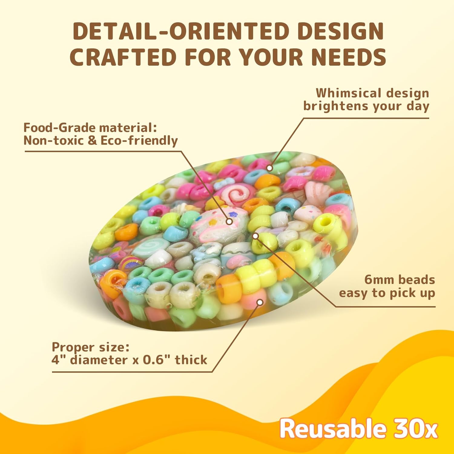 再利用可能なうるさいパッドフィジェット、スキンピッキングフィジェットトイ、再溶性ピックパッド、感覚ピッキングパッド、皮膚病、抜毛癖、