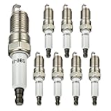 SYKRSS Set of 8 Iridium Spark Plugs 41-962 Compatible with Chevy Silverado 1500 Suburban Tahoe Express Esacalade Sierra Yukon H2 4.6L 4.8L 5.3L 5.7L 6.0L 6.2L 7.0L V8 Replacement for 19299585
