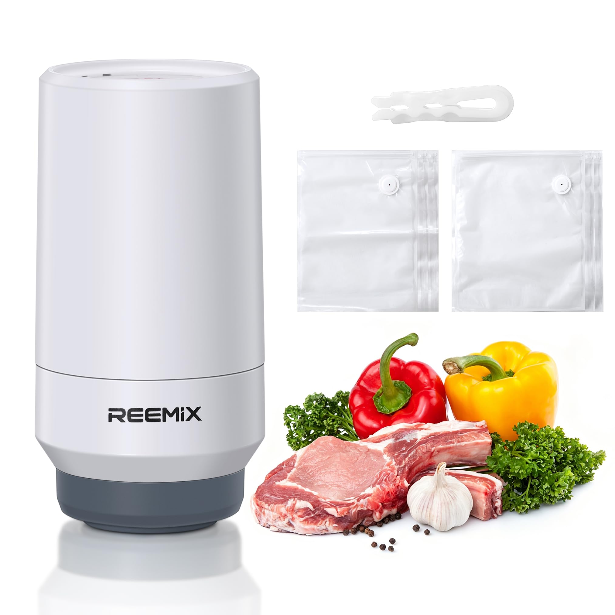 Machine à emballer sous vide Reemix avec sacs de conservation inclus