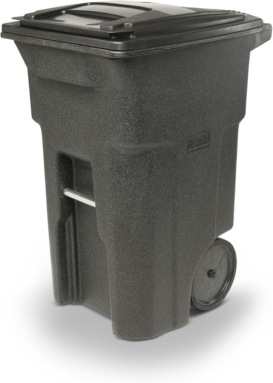 Toter 2Wheel Trash Can with Lid Blackstone, 64Gallon
