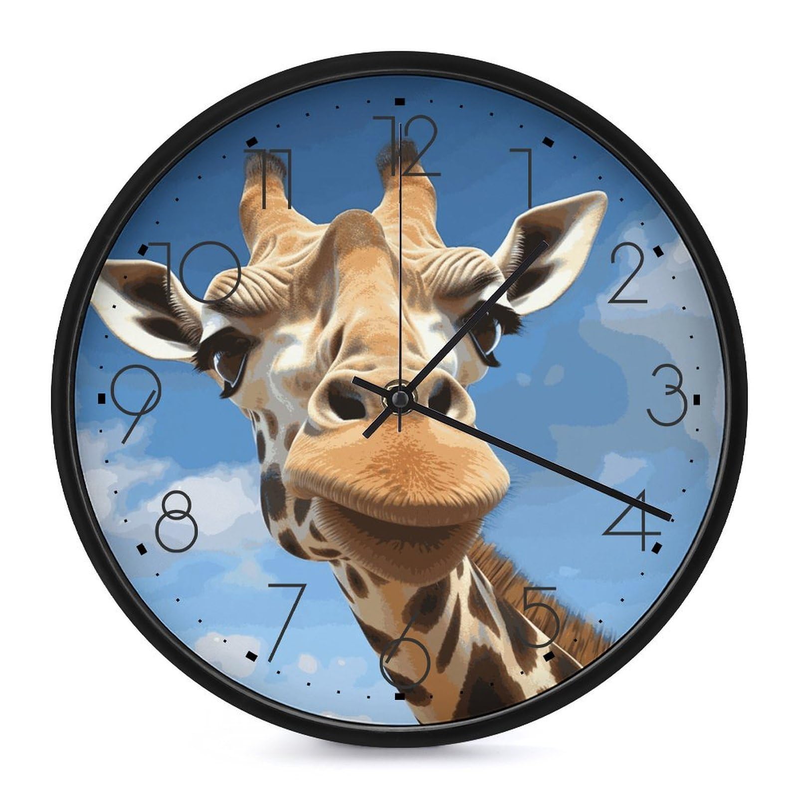 Horloge murale classique ronde 25 cm à piles pour retrouver la sérénité au bureau et à la maison