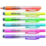 Pentel Highlighter, Retract, Refillable, Chisel Tip, Lite Green (SXS15-K) – view 4
