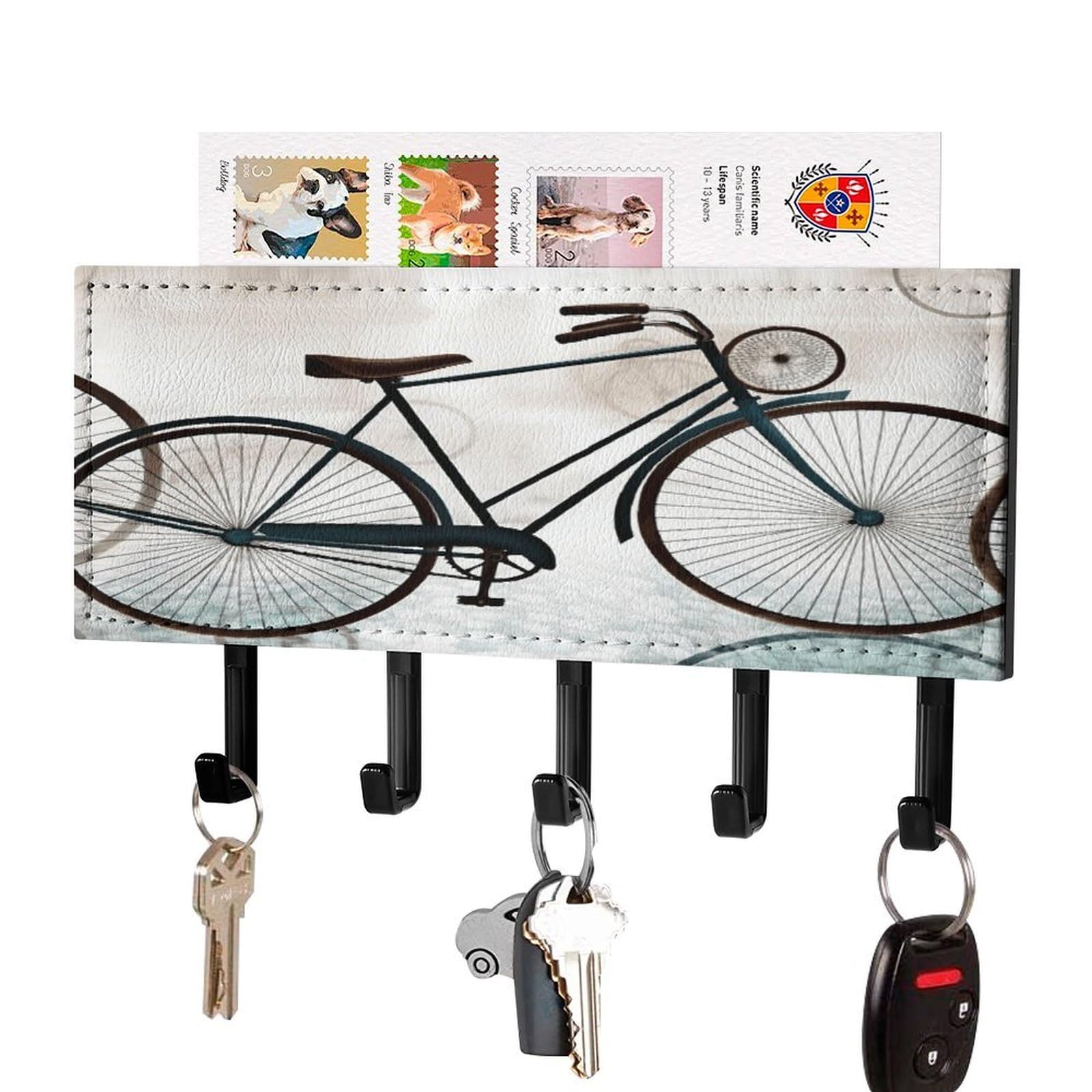 Colgador de llaves de bicicleta autoadhesivo para no perder las llaves